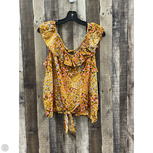 Top Sleeveless By No Boundaries In Multi-colored, Size: L