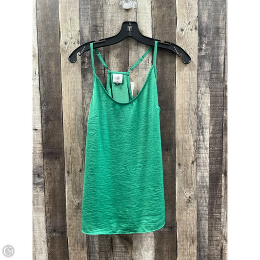 Top Sleeveless By Cabi In Green, Size: Xs