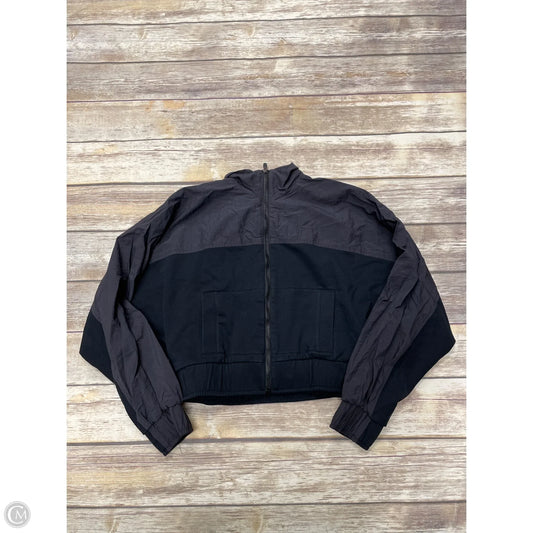 Athletic Jacket By Fabletics In Black, Size: S