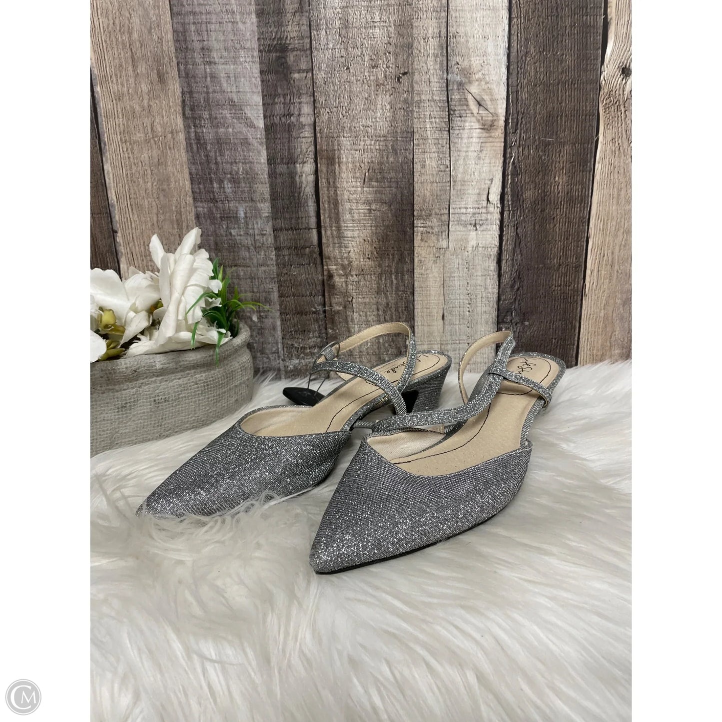 Shoes Heels Block By Life Stride In Silver, Size: 10