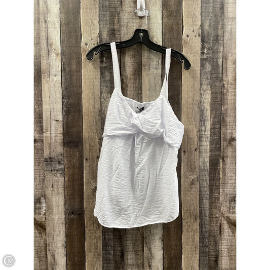Top Sleeveless By Simply Vera In White, Size: Xl