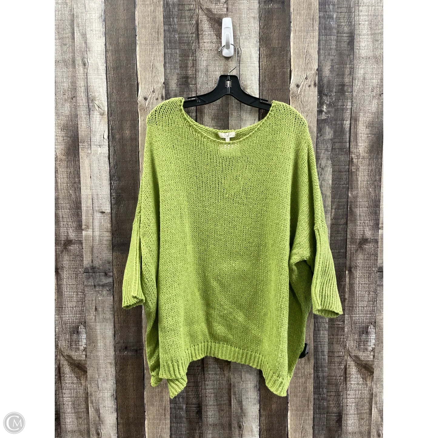 Sweater By Easel In Green, Size: 2x