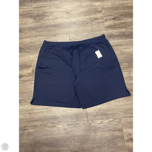 Athletic Shorts By Athletic Works In Navy, Size: Xxl