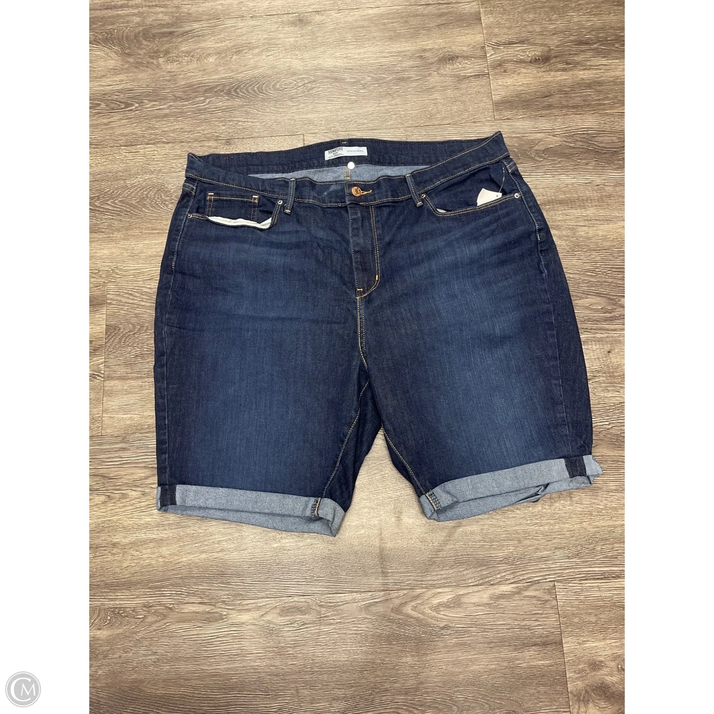 Shorts By Levis In Blue Denim, Size: 22