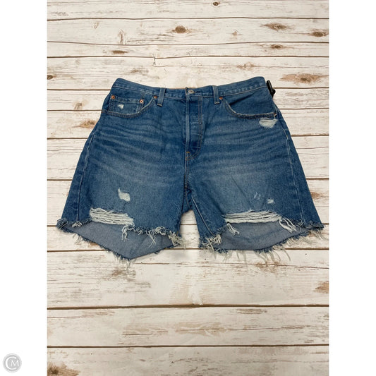 Shorts By Levis In Blue Denim, Size: 14