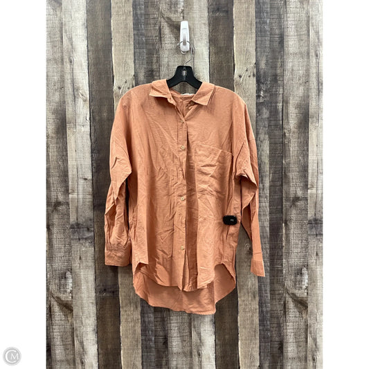 Top Long Sleeve By Blu Pepper In Purple, Size: S