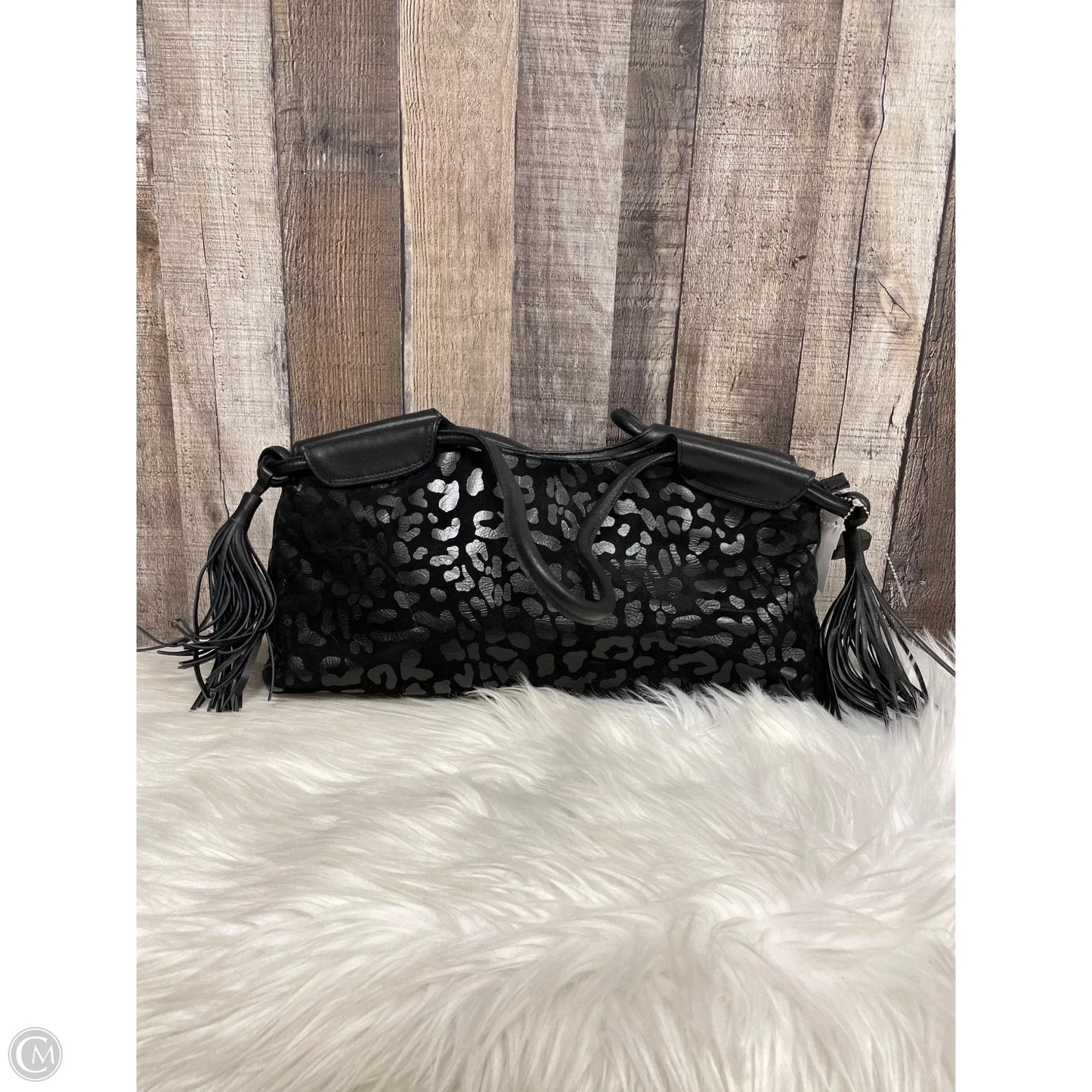 Handbag Leather By Cme, Size: Medium