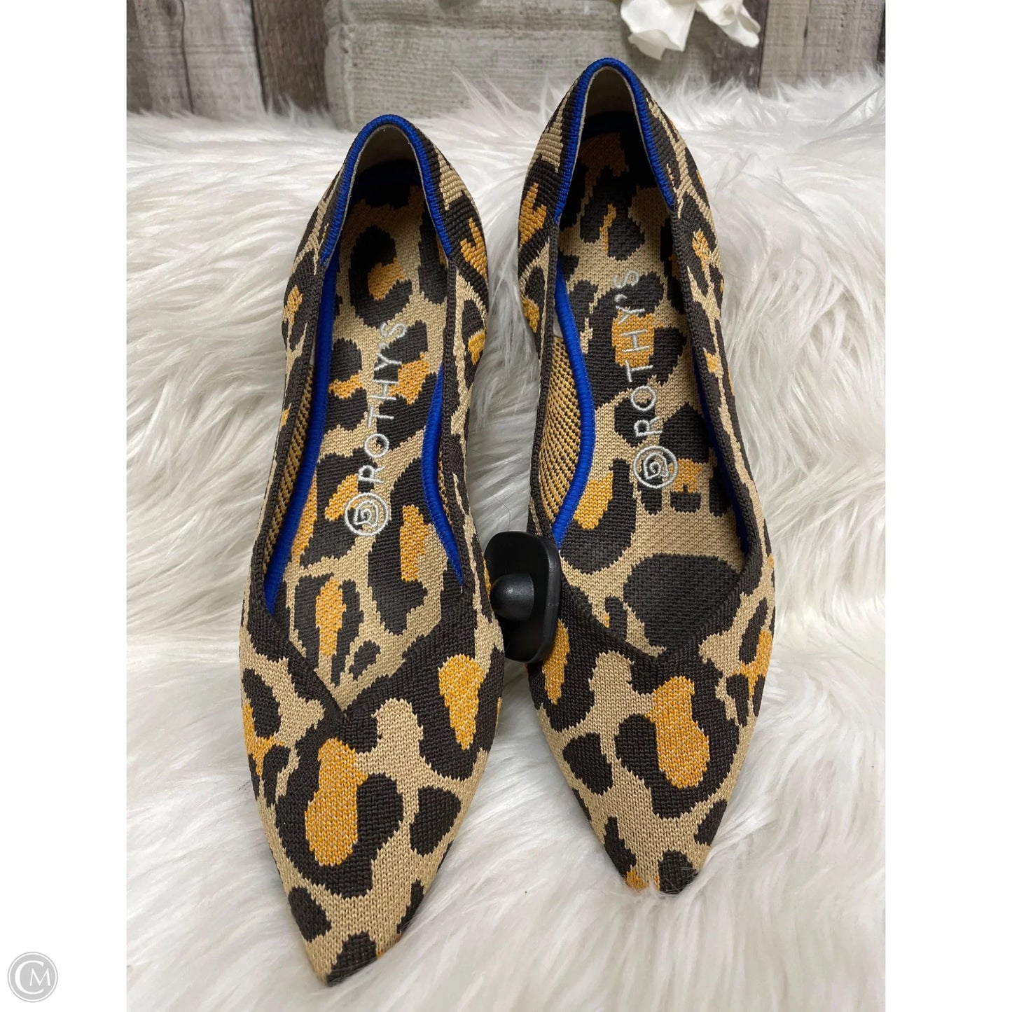 Shoes Flats By Rothys In Animal Print, Size: 8.5