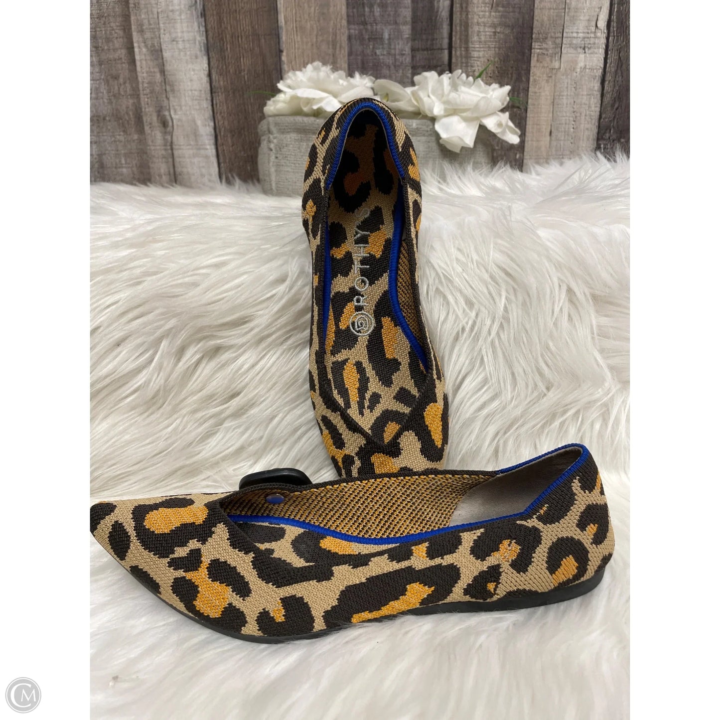 Shoes Flats By Rothys In Animal Print, Size: 8.5