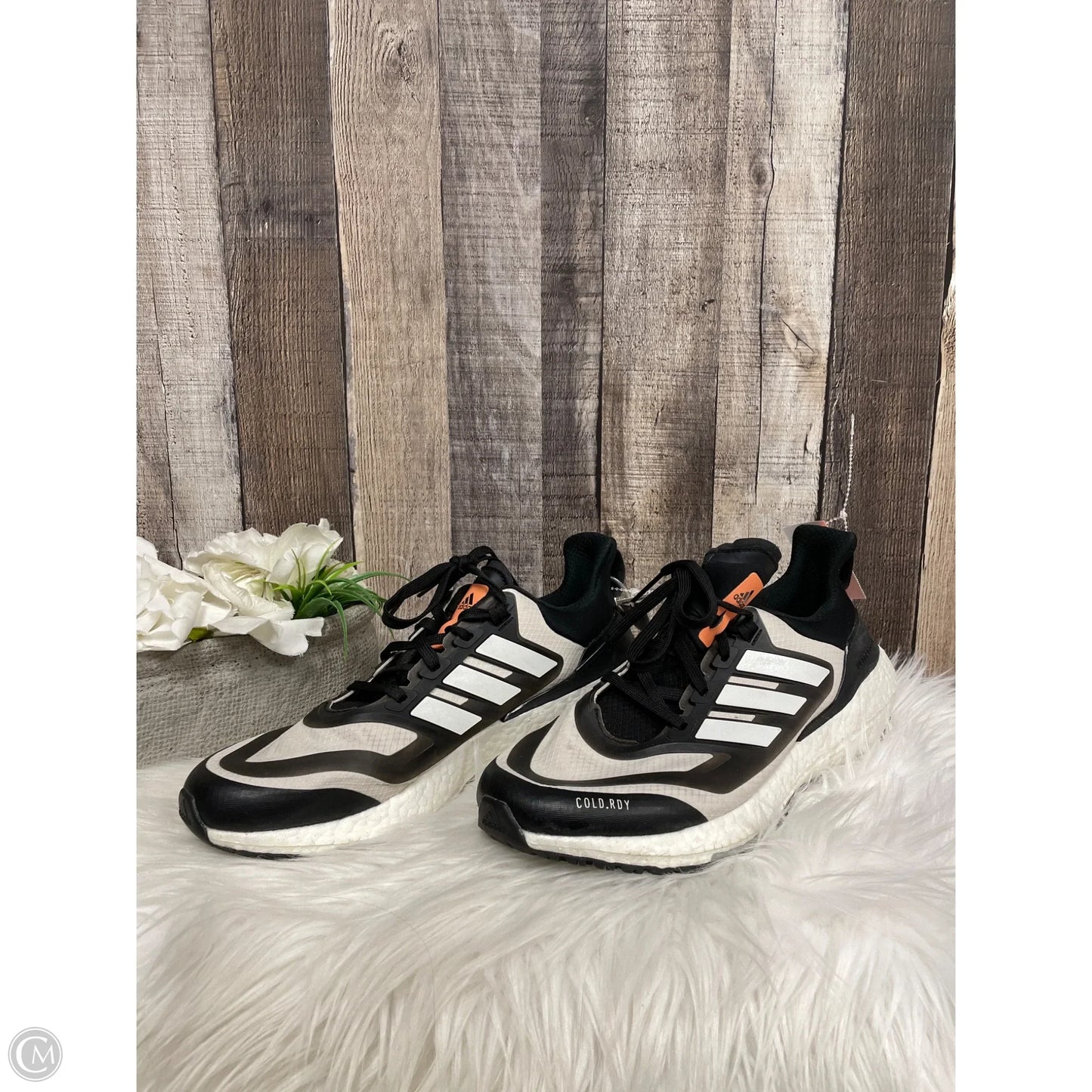 Shoes Athletic By Adidas In Black & White, Size: 10