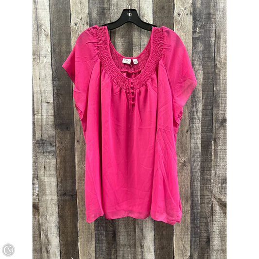 Top Sleeveless By Cato In Pink, Size: 4