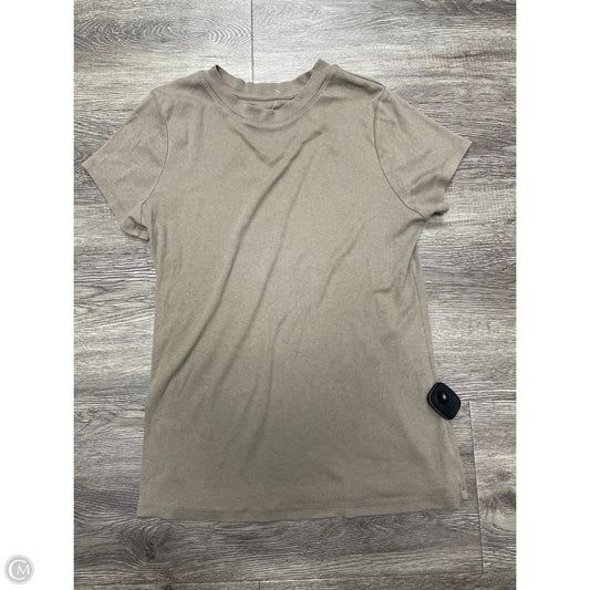 Top Short Sleeve Basic By A New Day In Brown, Size: Xxl