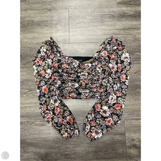 Top Long Sleeve By Forever 21 In Multi-colored, Size: M