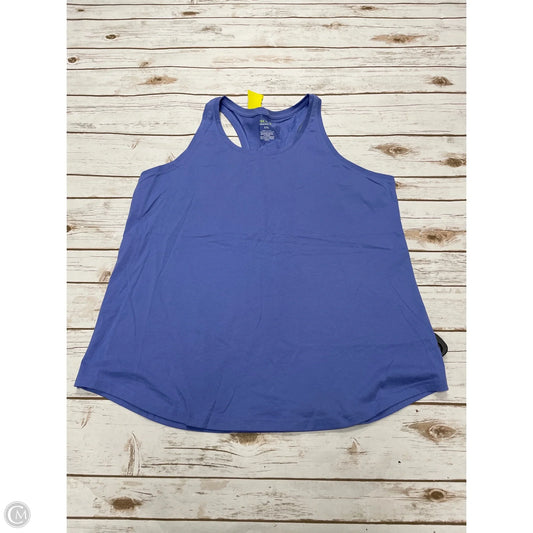 Athletic Tank Top By Tek Gear In Purple, Size: Xxl