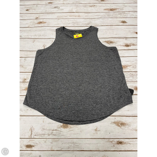 Athletic Tank Top By Tek Gear In Grey, Size: Xxl
