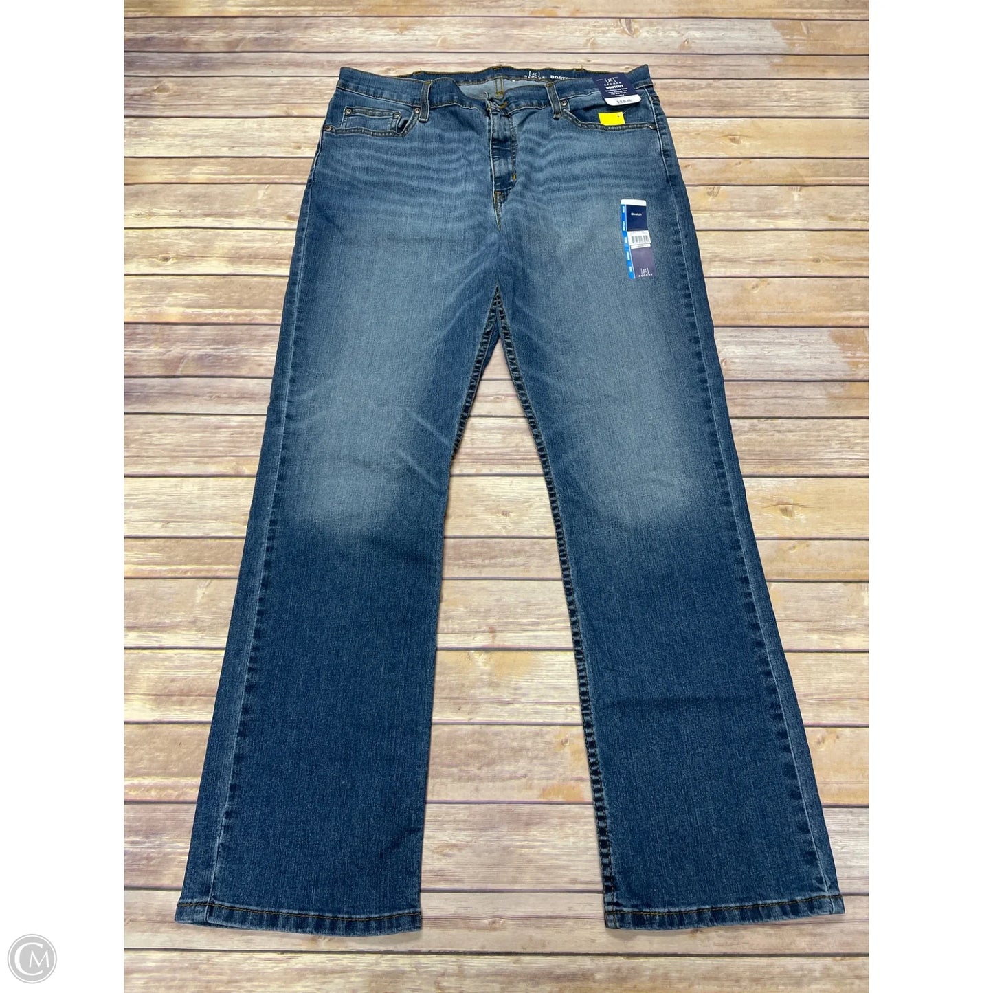 Jeans Boot Cut By George In Blue Denim, Size: 22