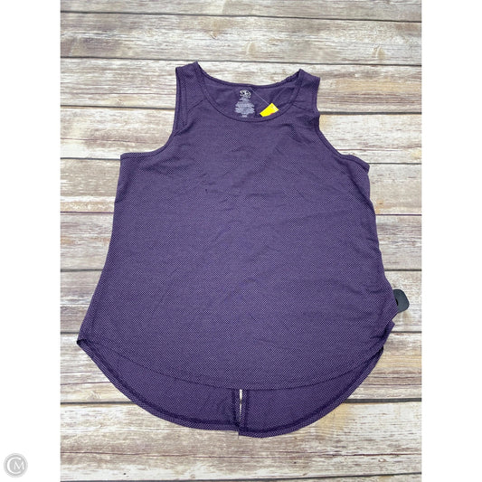 Athletic Tank Top By Athletic Works In Purple, Size: L