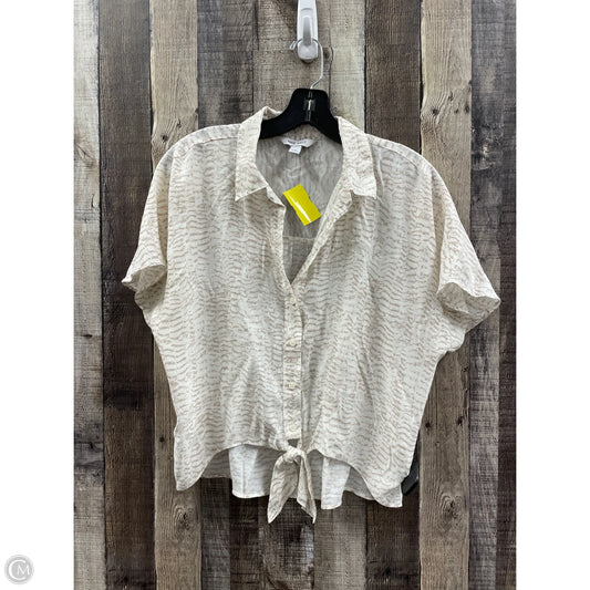 Top Short Sleeve By Nine West In Multi-colored, Size: S