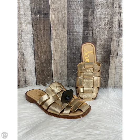 Shoes Flats By Sam Edelman In Gold, Size: 8.5