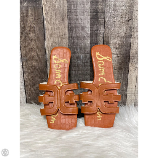 Sandals Flats By Sam Edelman In Brown, Size: 8