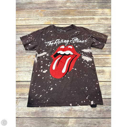 Top Short Sleeve Basic By Fifth Sun In Tan, Size: S