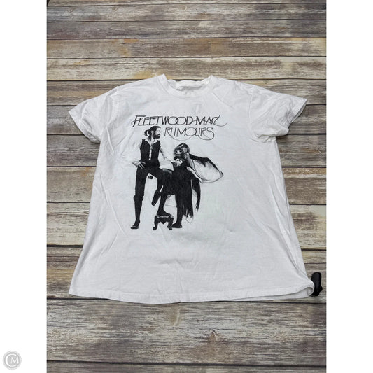 Top Short Sleeve By Cme In White, Size: L