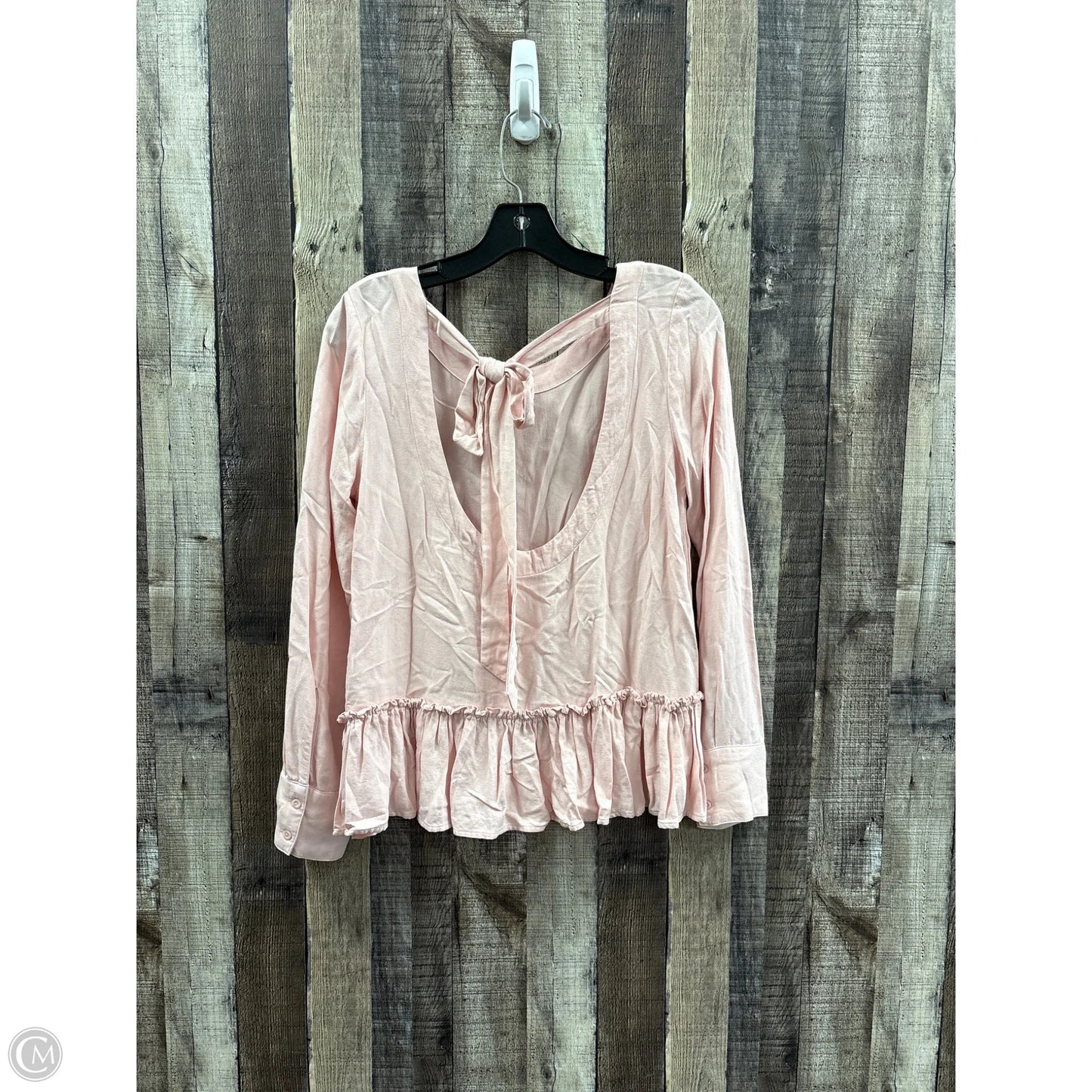 Top Long Sleeve By Cloth & Stone In Pink, Size: Xs