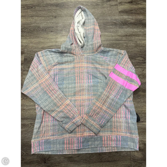 Top Long Sleeve By Sundry In Plaid Pattern, Size: S