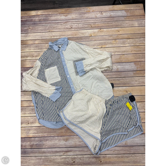 Shorts Set By Aerie In Striped Pattern, Size: Xl