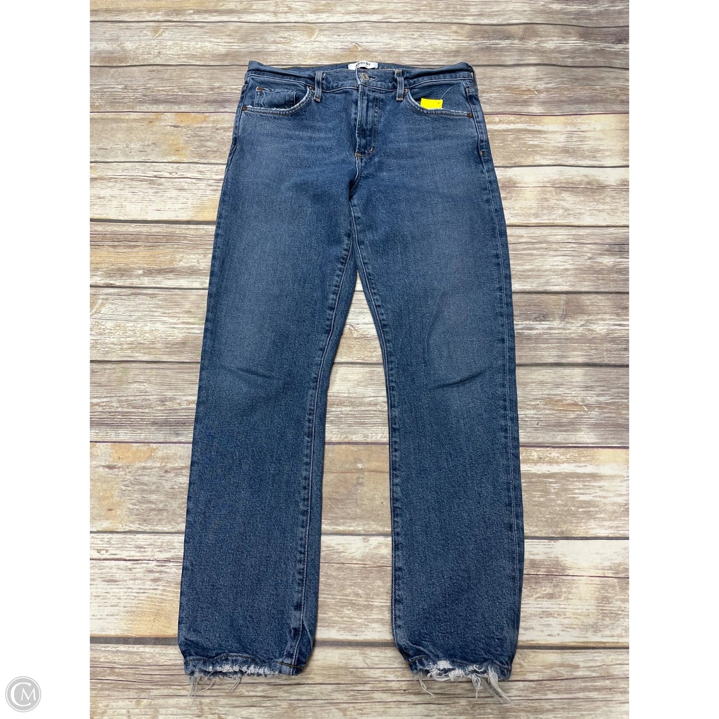 Jeans Skinny By Agolde In Blue Denim, Size: 4