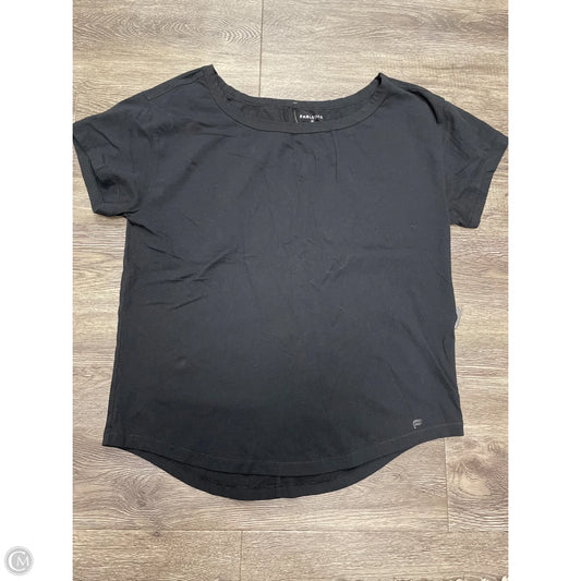 Athletic Top Short Sleeve By Fabletics In Black, Size: M