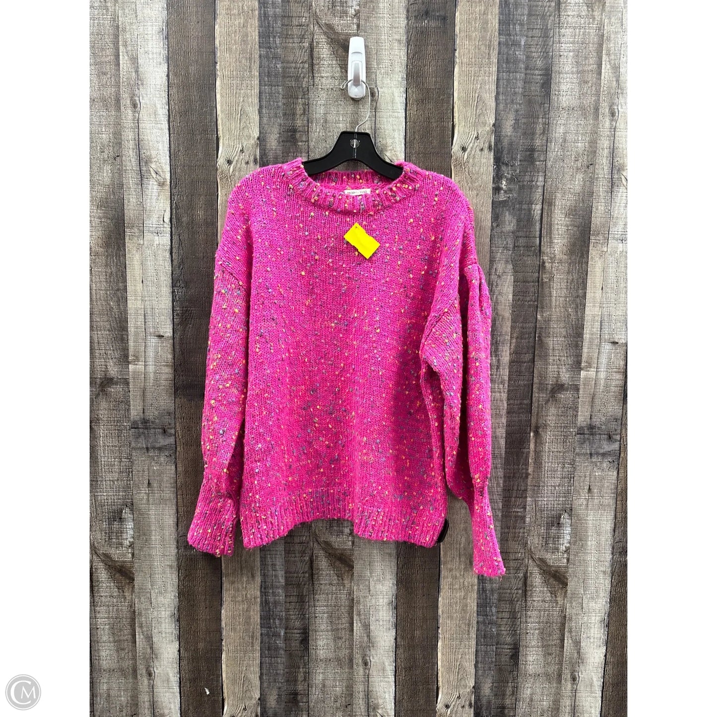 Sweater By Main Strip In Pink, Size: M