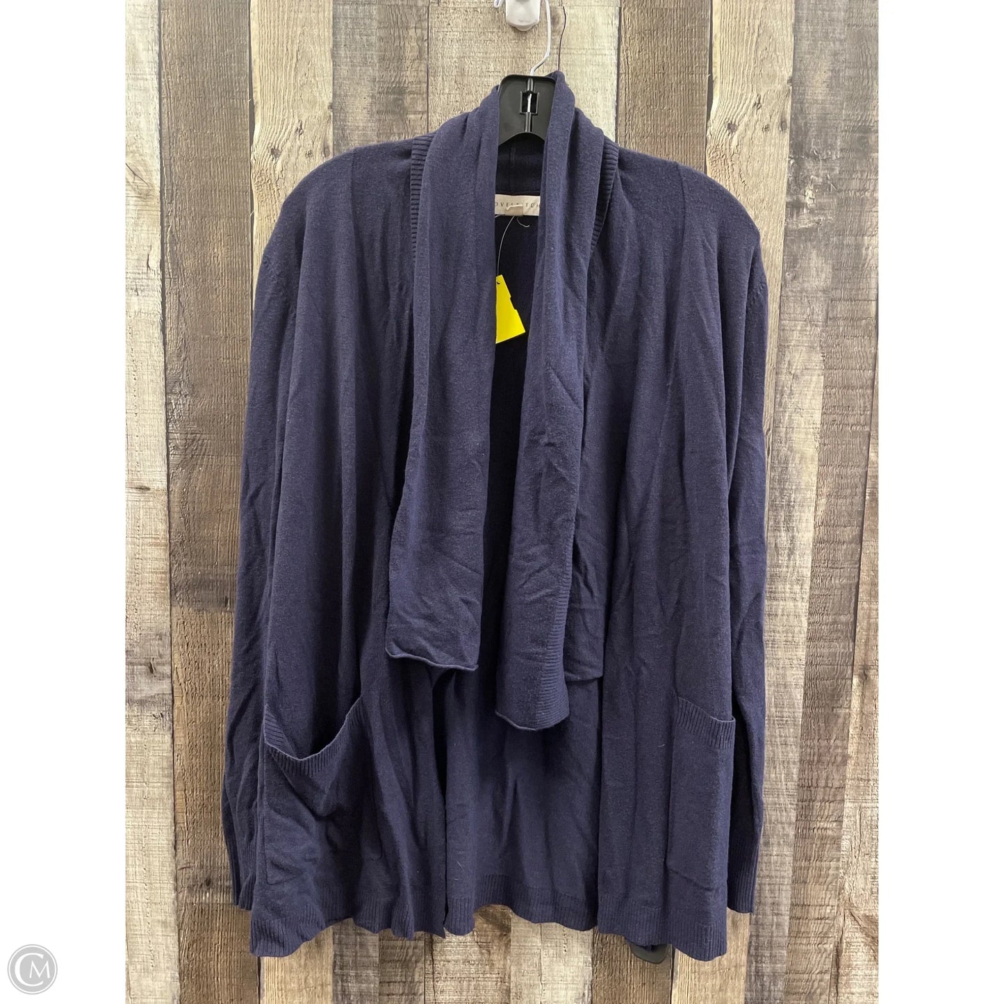 Cardigan By Love Stitch In Navy, Size: M