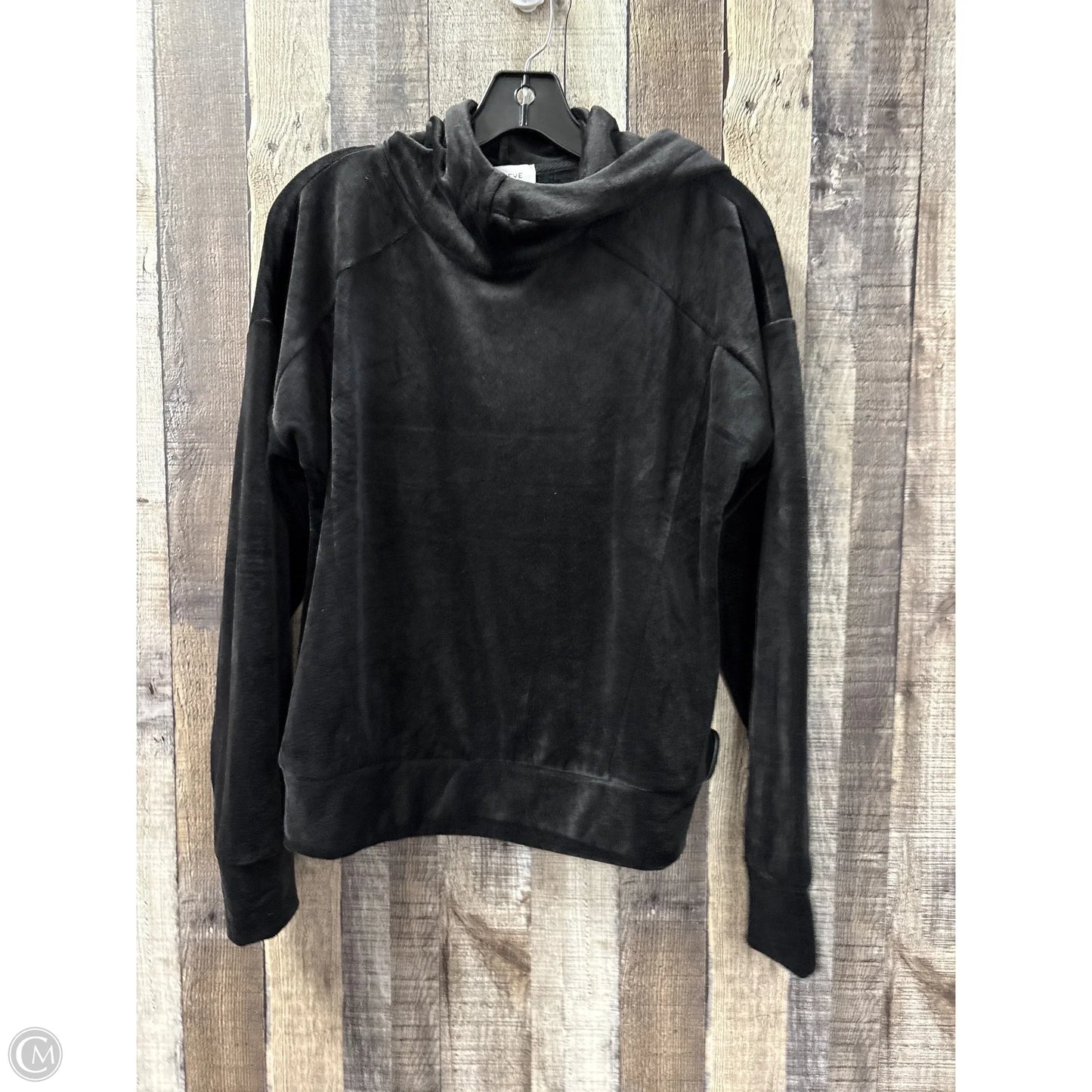 Top Long Sleeve By Evereve In Black, Size: S