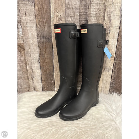 Boots Rain By Hunter In Black, Size: 8