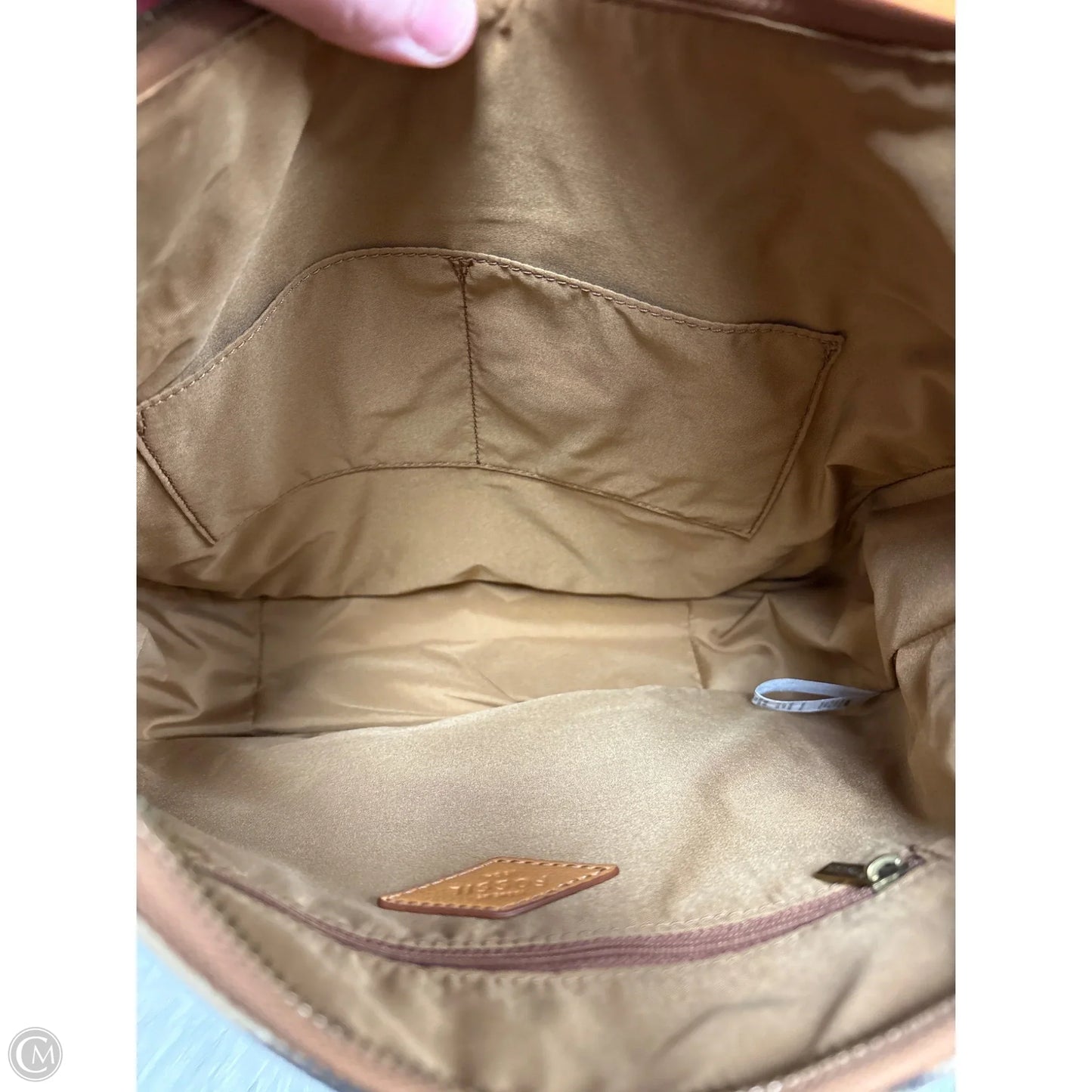 Handbag By Fossil, Size: Large