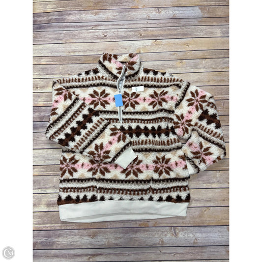 Jacket Fleece By Aerie In Multi-colored, Size: S