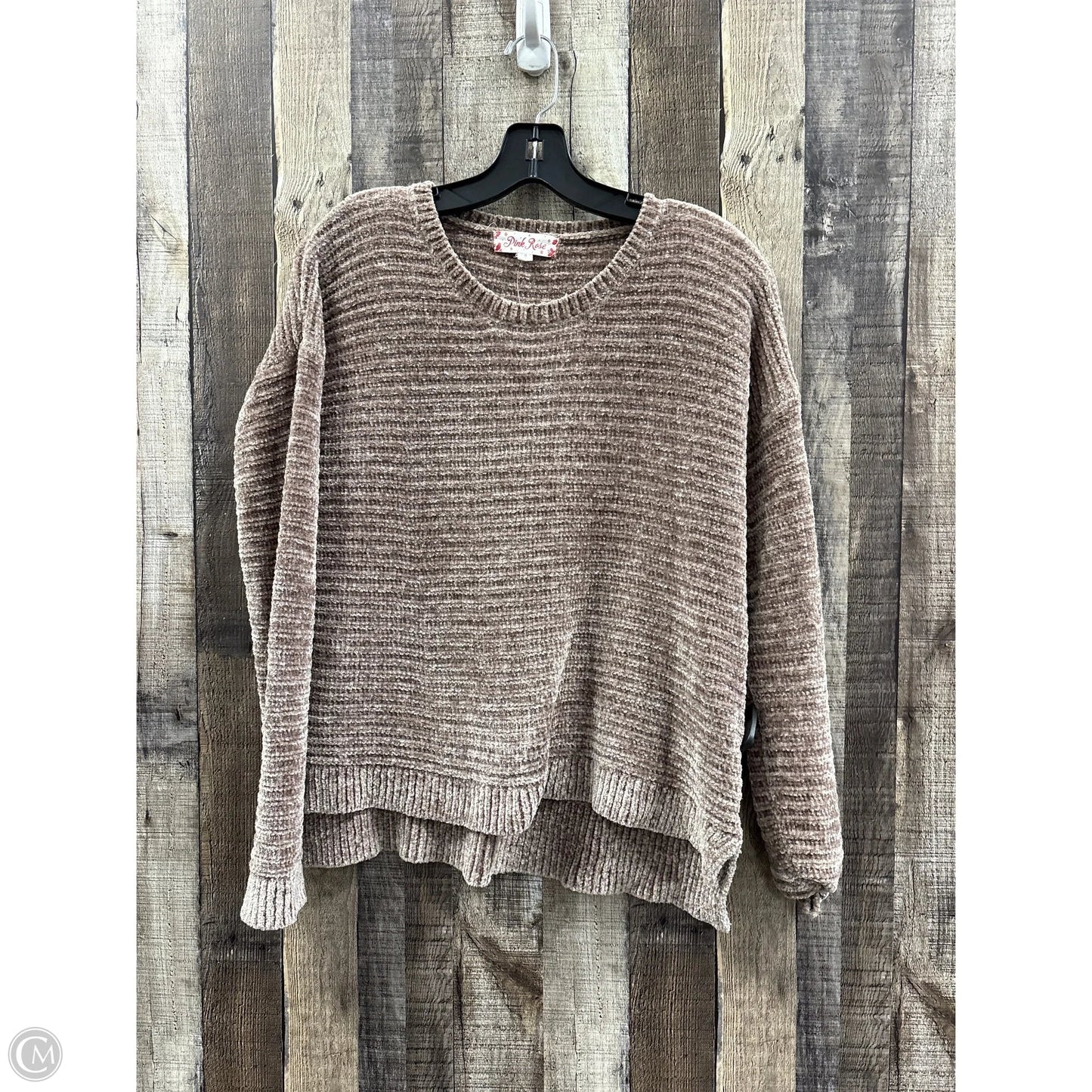 Sweater By Pink Rose In Brown, Size: S
