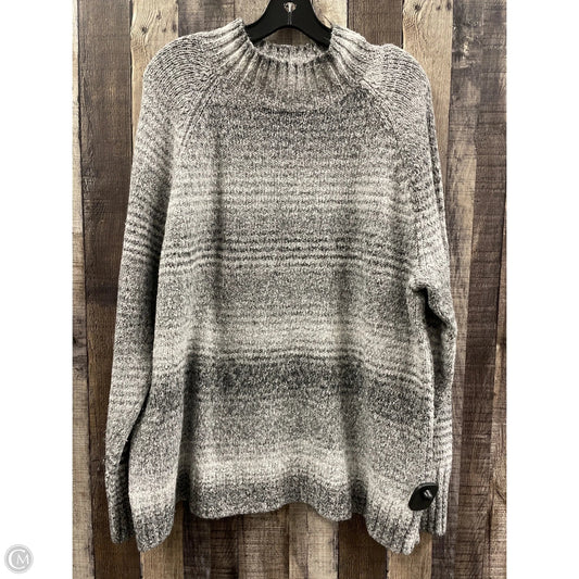 Sweater By Chaps In Grey, Size: Xxl