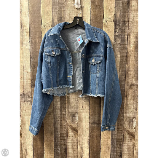 Jacket Denim By Cmf In Blue Denim, Size: Xl