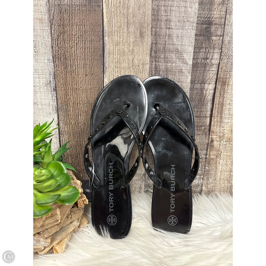 Sandals Designer By Tory Burch In Black, Size: 9