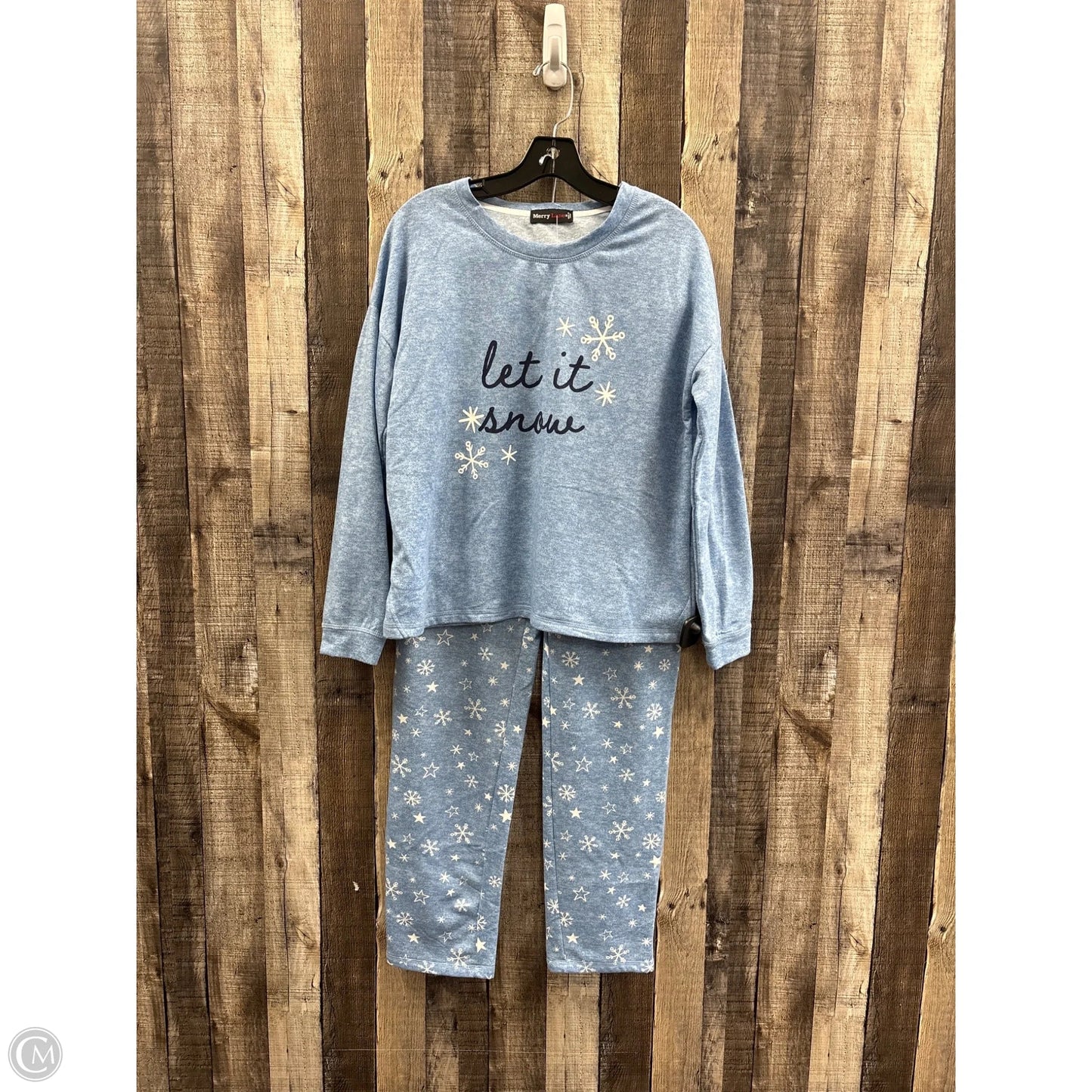 Pajamas 2pc By Cme In Blue, Size: M
