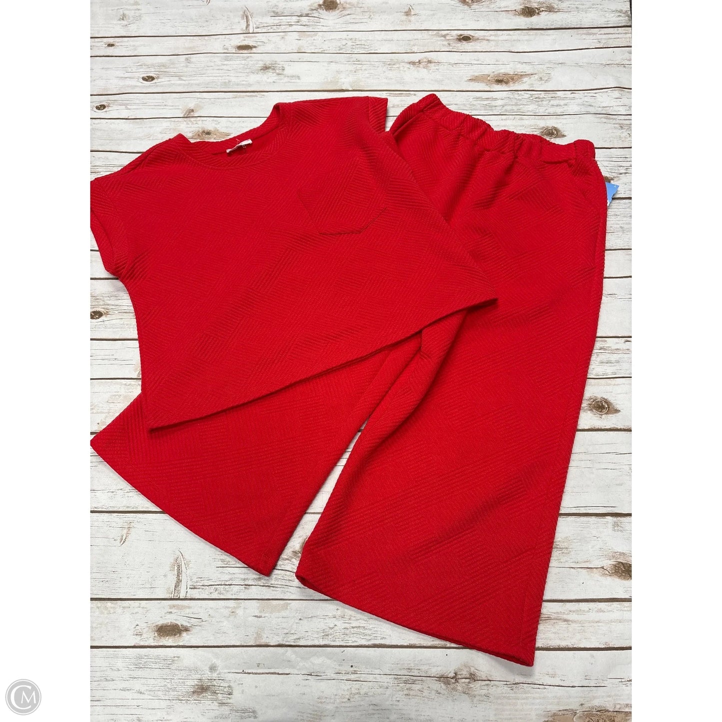 Pants Set 2pc By Entro In Red, Size: M