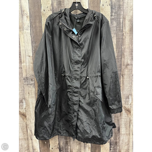Jacket Windbreaker By Torrid In Black, Size: 2x