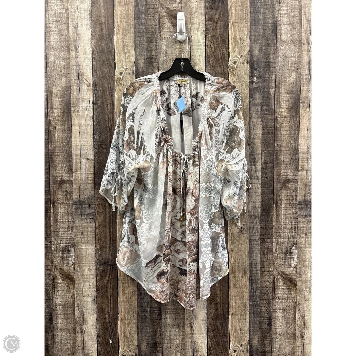 Top Short Sleeve By One World In Nautical Print, Size: 2x