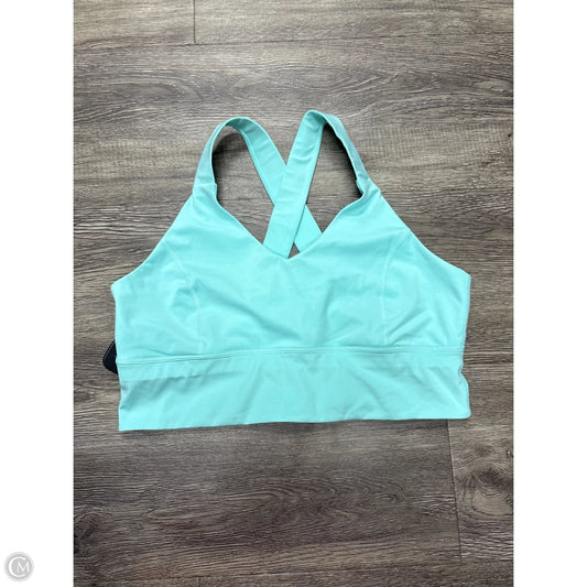 Athletic Bra By Avia In Green, Size: Xl