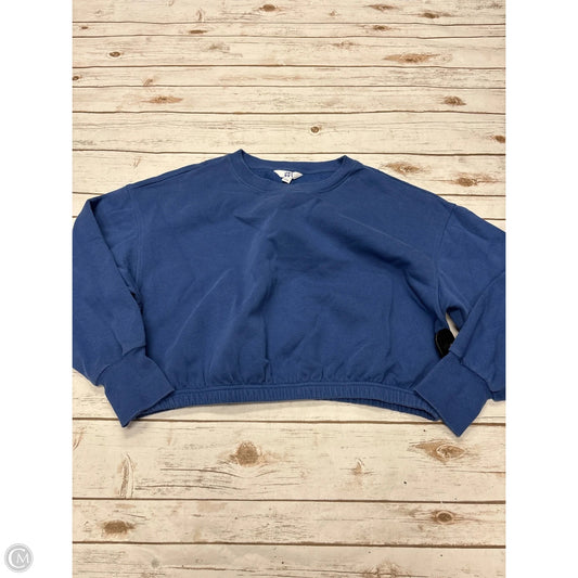 Sweatshirt Crewneck By Joy Lab In Blue, Size: L
