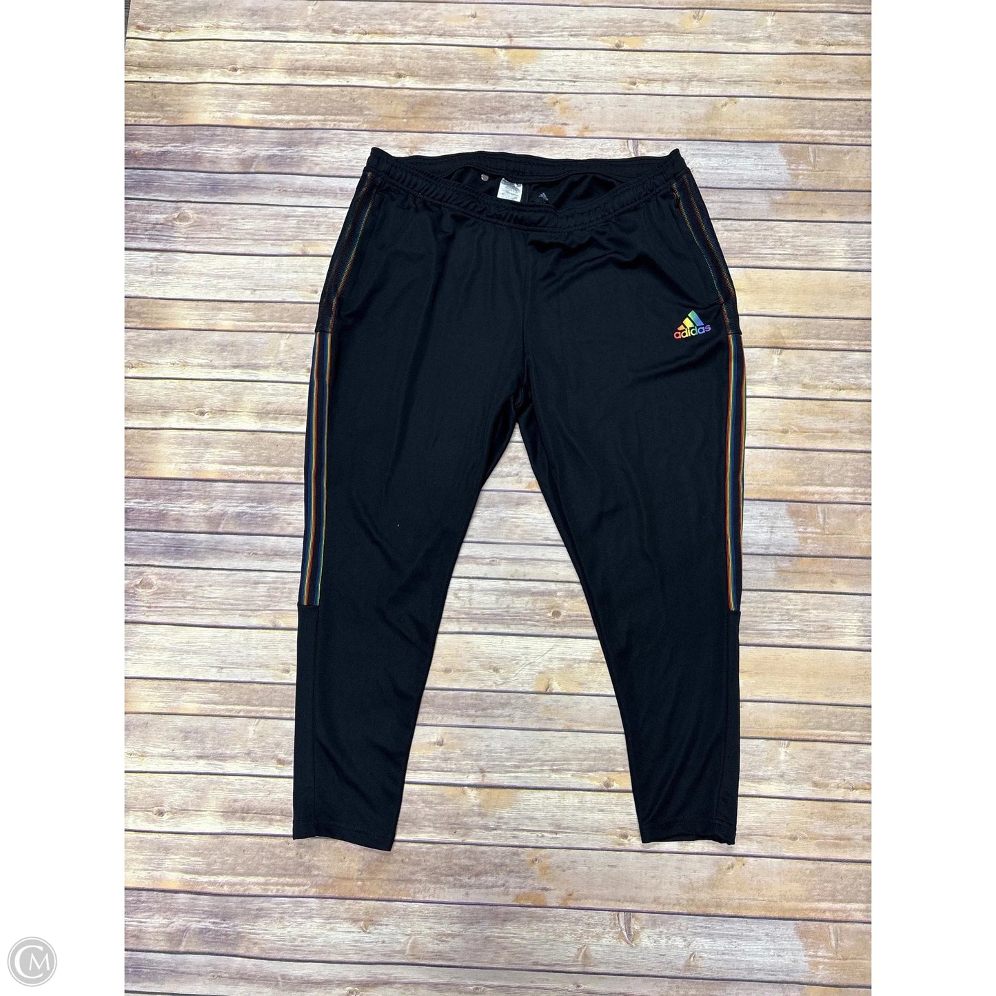 Athletic Pants By Adidas In Black, Size: 2x