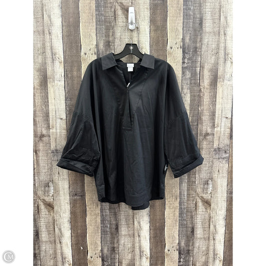 Top Long Sleeve By Chicos In Black, Size: Xl