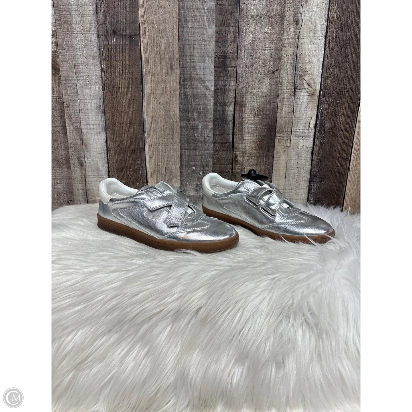 Shoes Sneakers By Sam Edelman In Silver, Size: 8